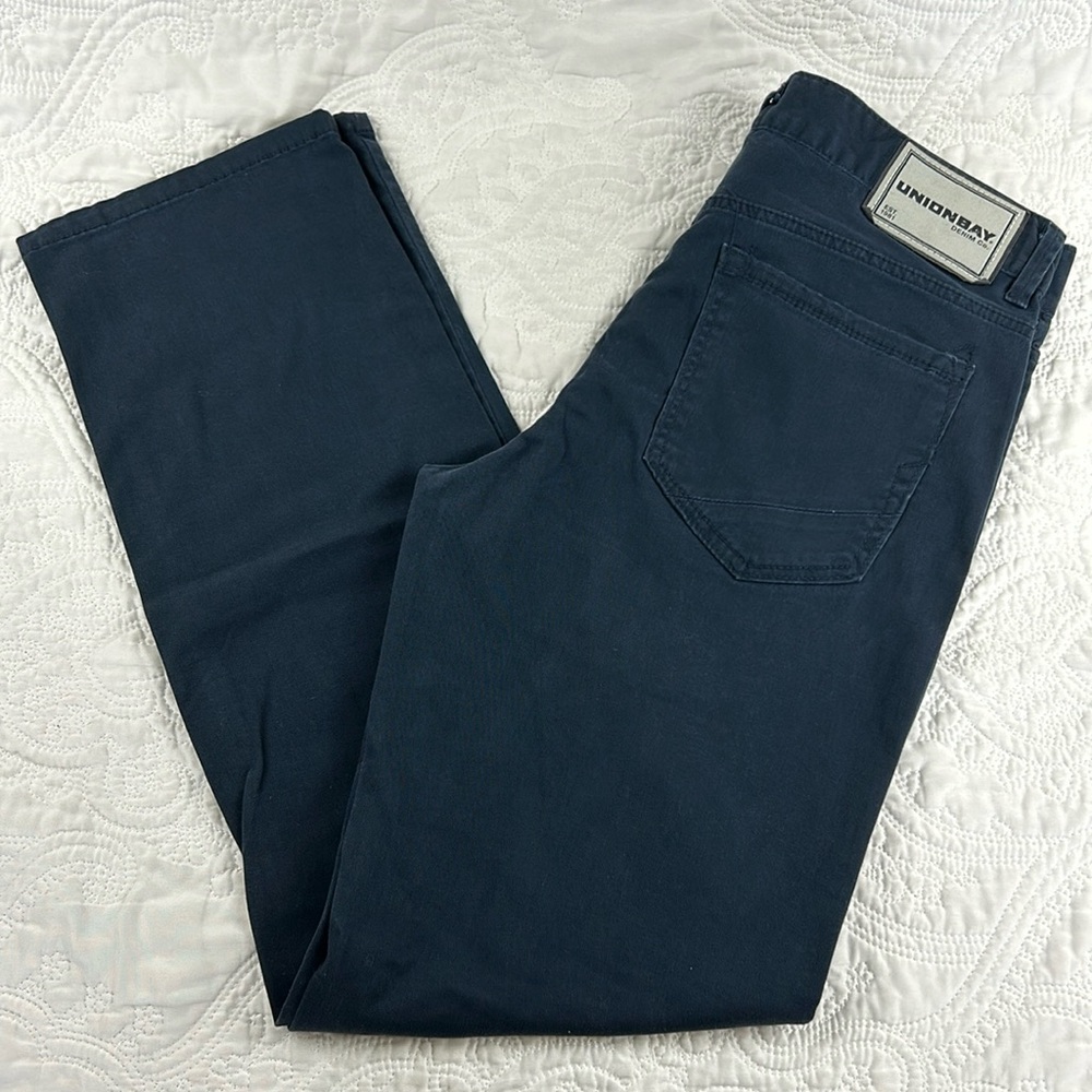 Union Bay relaxed straight lightweight jeans trousers men’s 32 x 32